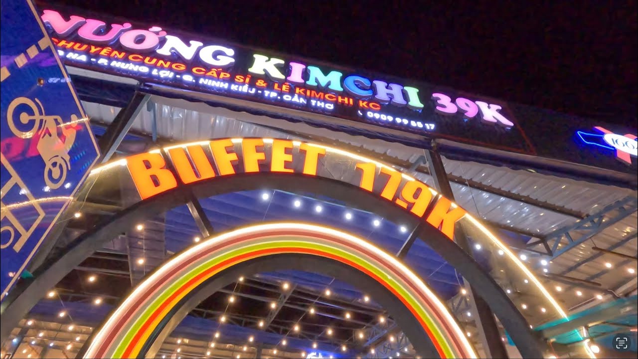 [건축시선] 식당 - 베트남 껀터시 해산물 뷔페 식당 Vietnamese Thành phố Cần Thơ Seafood Buffet Restaurant