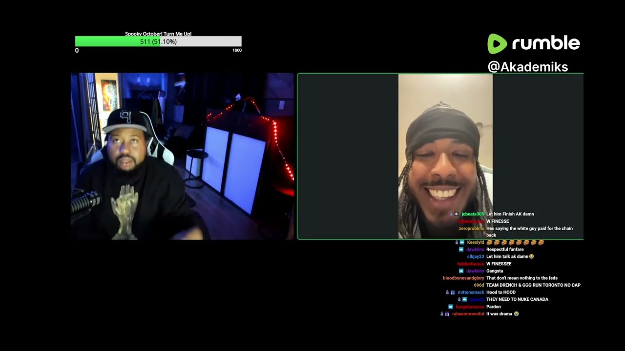 Toronto rapper Century CGG tells Akademiks how Dj Drama was robbed for his chain & bought it back👀👀