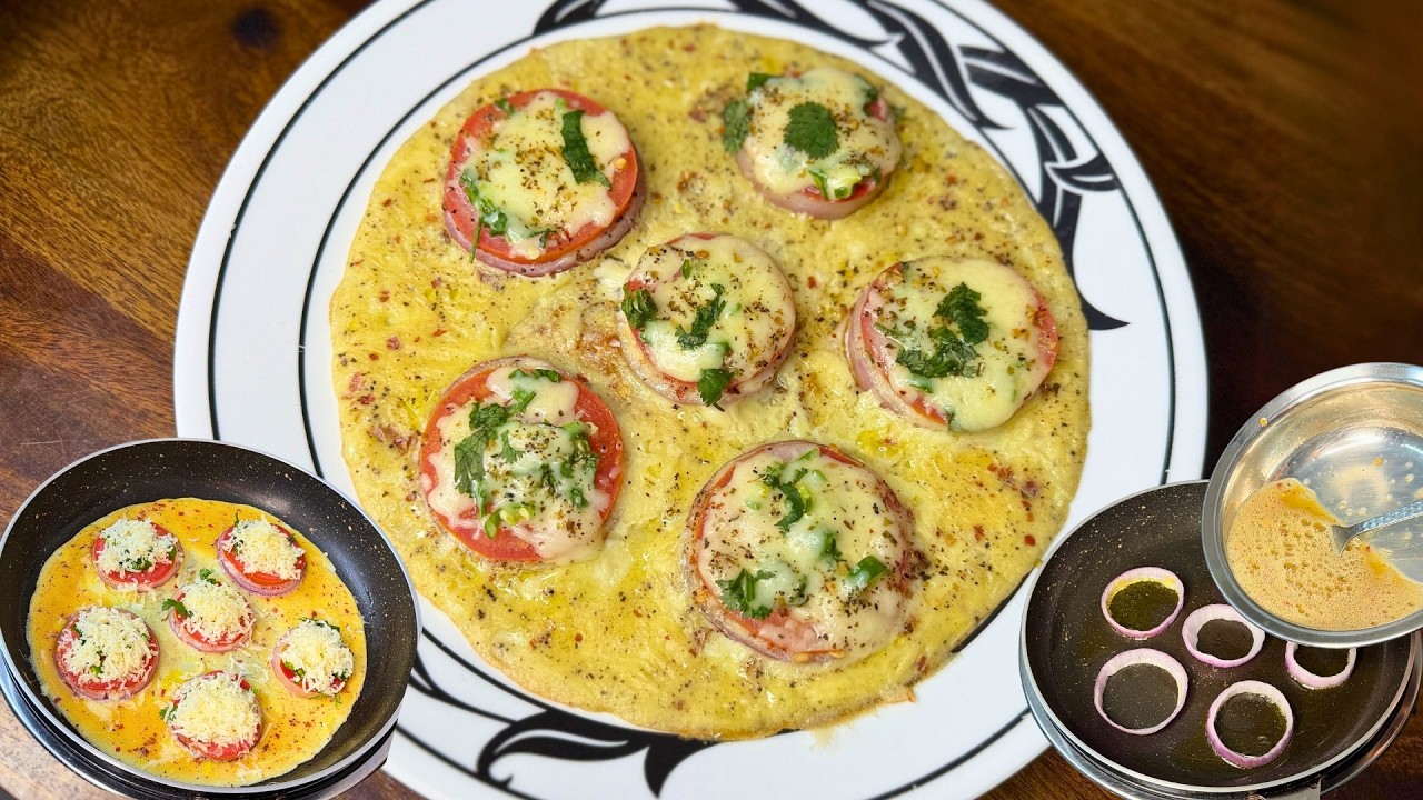 New Egg recipe for breakfast l Easy & Quick Egg Cheese Recipe l how to make omelette #egg