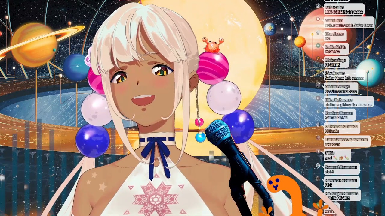 Tsukumo Sana sings Moonlight Densetsu (English Version)
