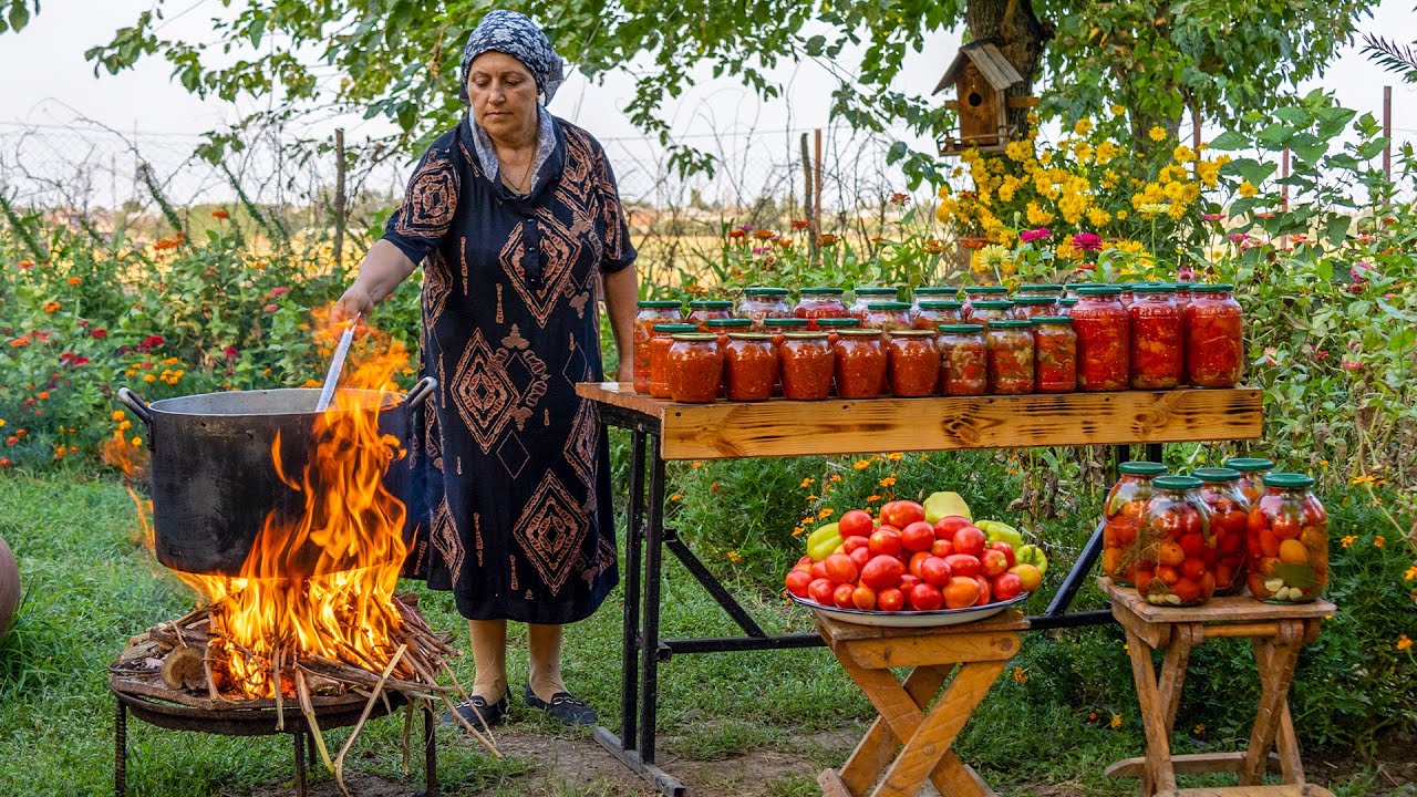 Village Life Winter Prep &ndash; Colorful Tomato Salads & Preserves 🍅🏡