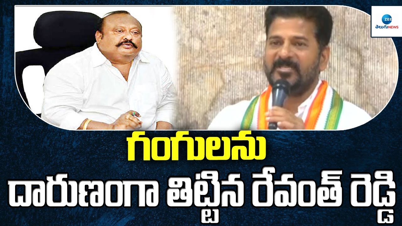 గంగులను దారుణంగా తిట్టిన రేవంత్ రెడ్డి | Revanth Reddy Funny Comments On Gangula Kamalakar | Zee