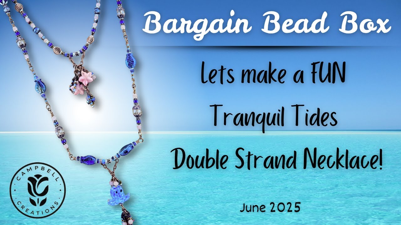 Make a FUN Necklace with me! | Bargain Bead Box | June 2025