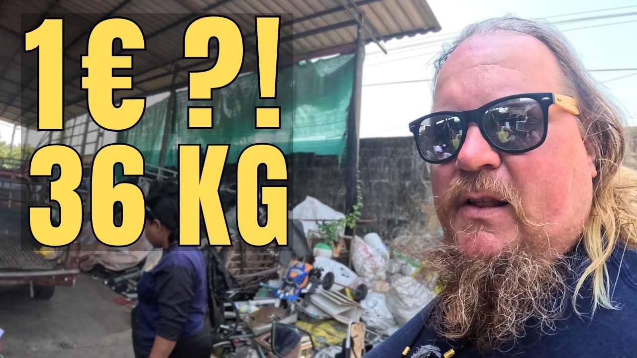 36 kg pulloja = 1€?! Thaimaa vs Suomi pullonpalautus | Päivä 40