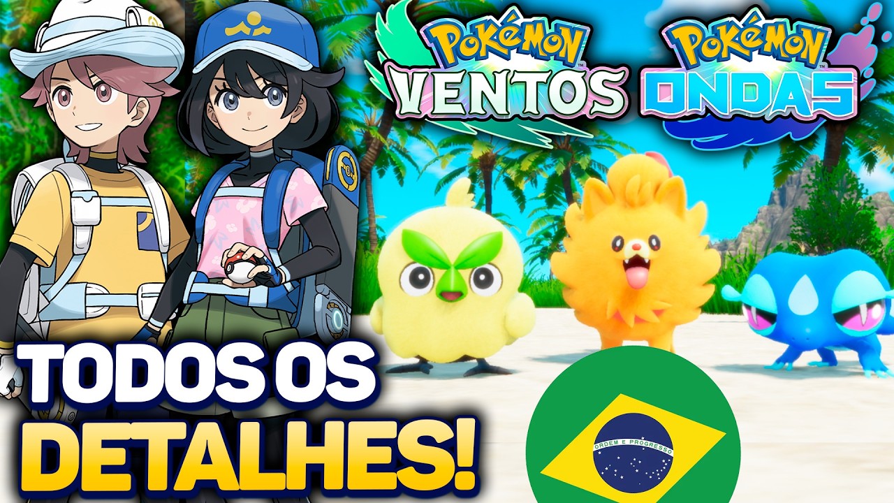ANÁLISE COMPLETA de Pokémon VENTOS E ONDAS! O primeiro em PT-BR!