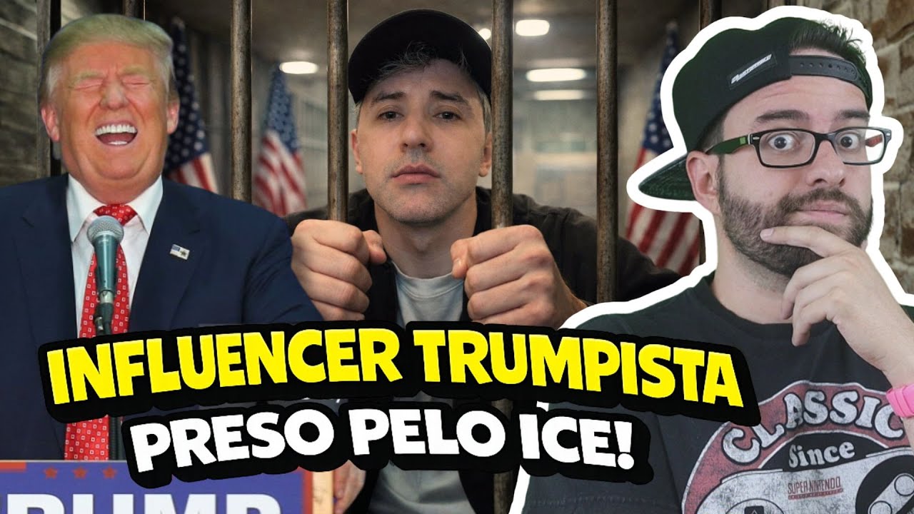 INFLUENCER TRUMPISTA ERA IMIGRANTE ILEGAL E FOI PRESO!