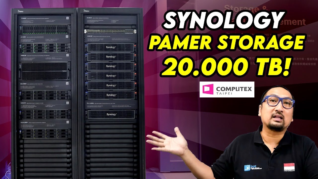 Storage 20.000 TB, Teknologi Pengaman Data Baru, Cloud Pribadi: Synology di Computex 2024