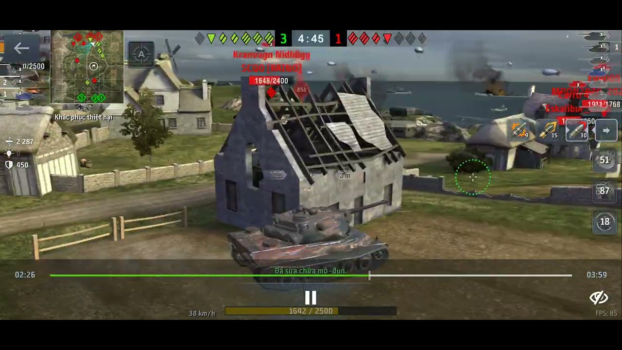 WOT Blitz AMX M4 54 Firebird Master Gold 2 kills 4834 damage 1415 exp Feb 24 2026