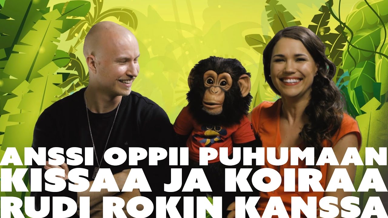 Anssi oppii puhumaan koiraa ja kissaa Rudi Rokin kanssa