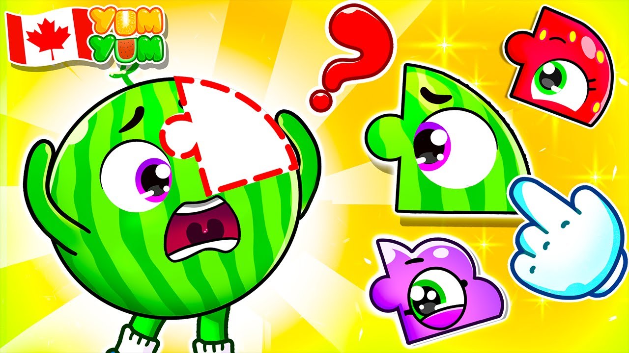 The Face Puzzle Song |  Body Puzzle Play 🤔 - Learn Body Puzzle | YUM YUM Canada - Funny Kids Songs