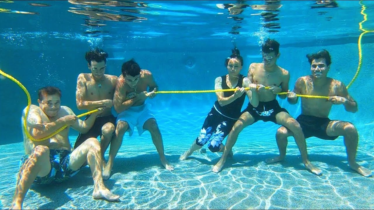 UNDERWATER TUG OF WAR CHALLENGE!