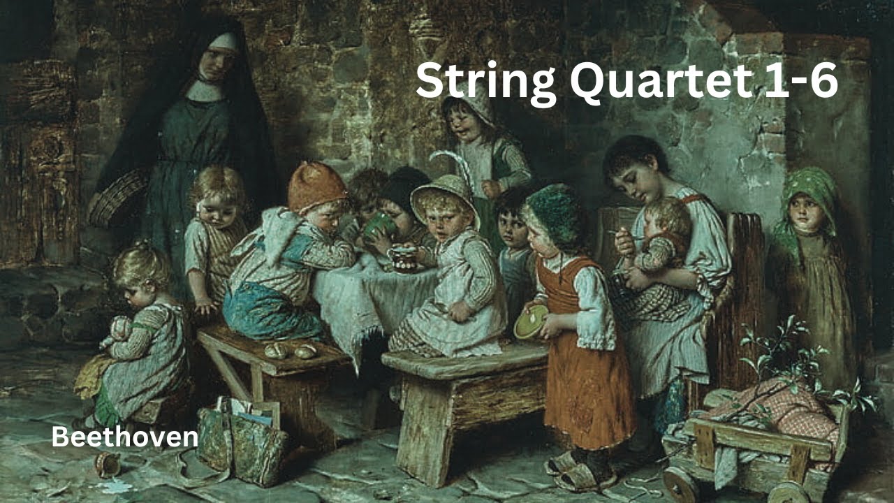 Beethoven' String Quartets 1-6 | Violin | Viola | Cello | Classical