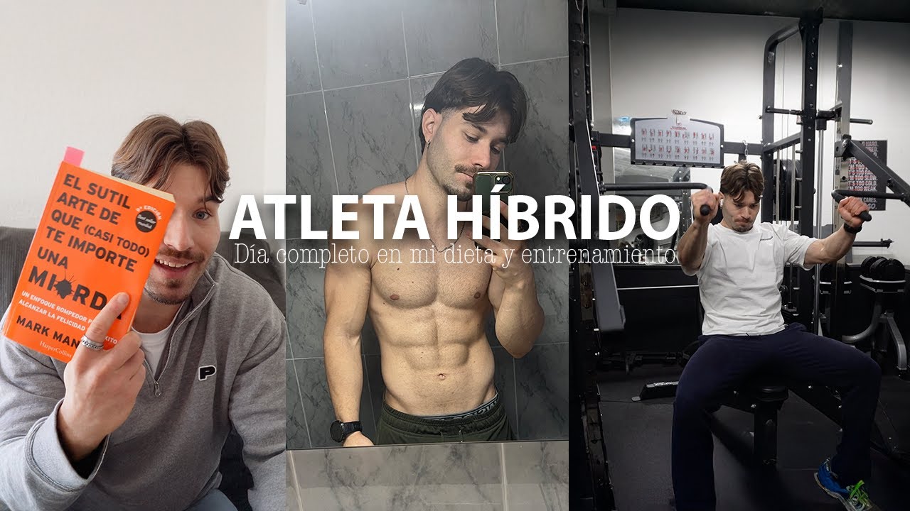 Un día completo en mi dieta y entrenamiento híbrido (levantar pesas + correr)
