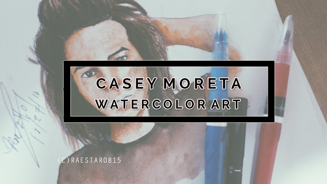 Casey Moreta Of Hey Violet l Watercolor Art