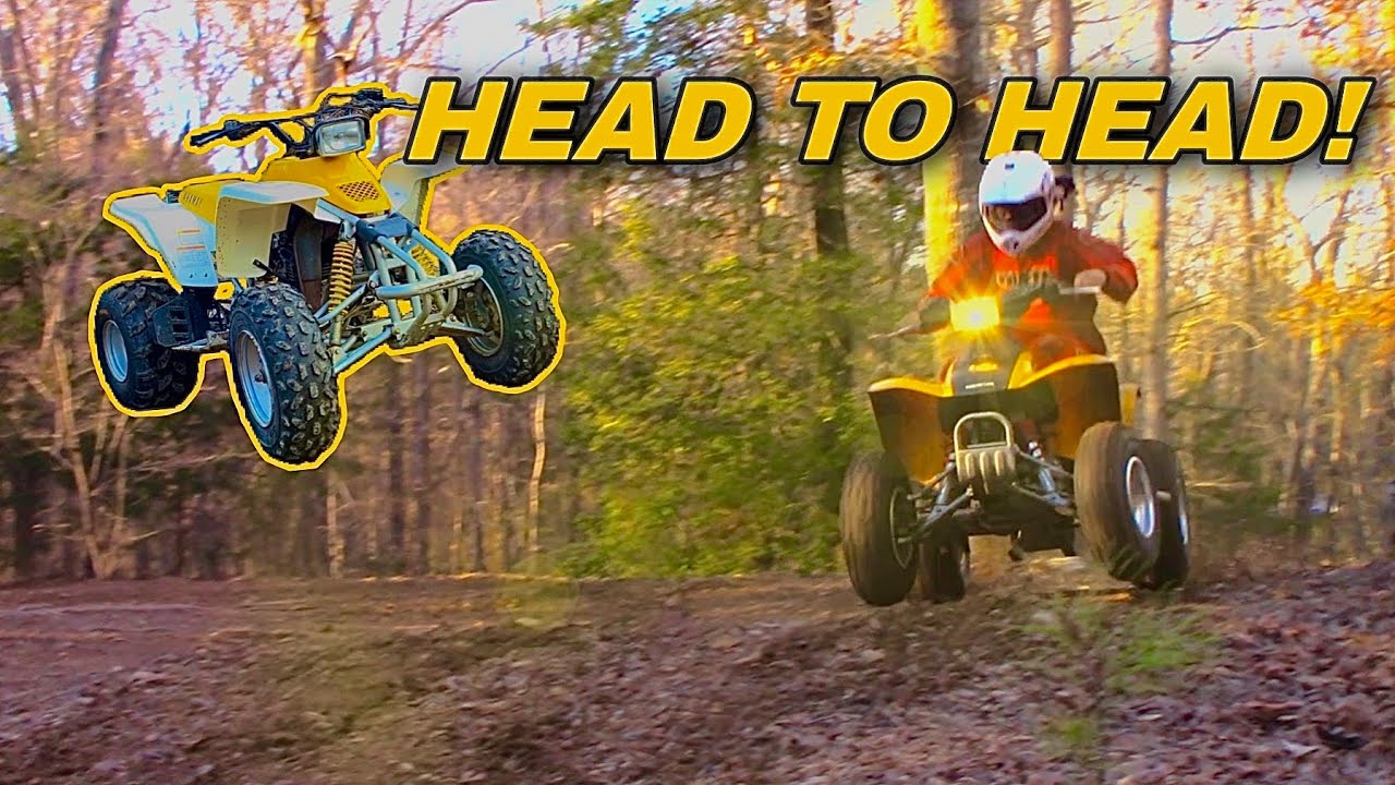Can a Yamaha Blaster Compete with a MINT Honda 300EX?! Battle of the NICEST Machines Money can Buy!