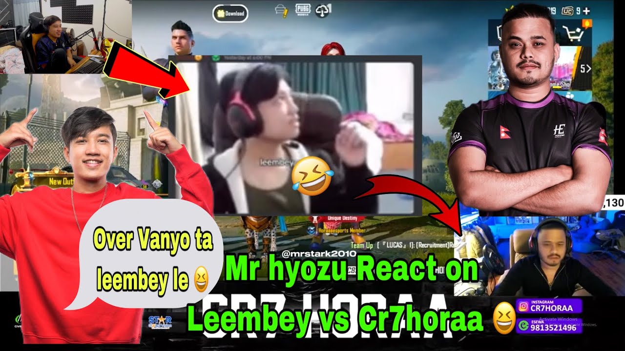 Mr Hyozu React on leambey and cr7horaa fight Haha 😂😂#Cr7HORAA #LeembeyHoraa #hyozu #horaaesports