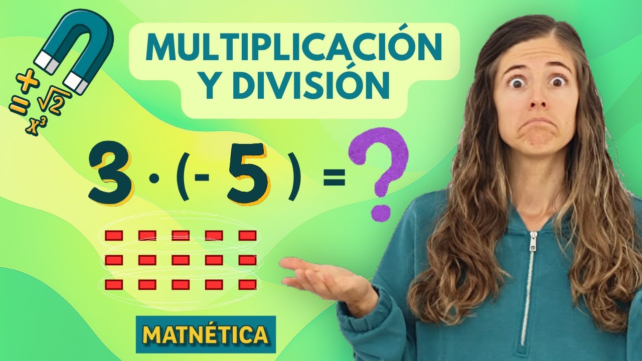 Multiplicación y división de números enteros | Regla de los signos explicada fácil ✅