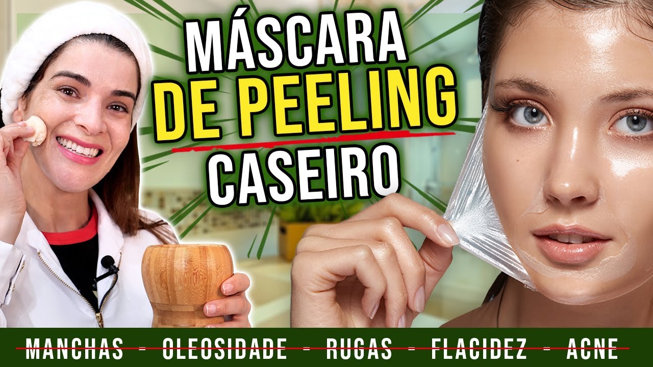 Fa&ccedil;a M&Aacute;SCARA DE PEELING CASEIRO e trate Rugas, Manchas com Resultado PROFISSIONAL