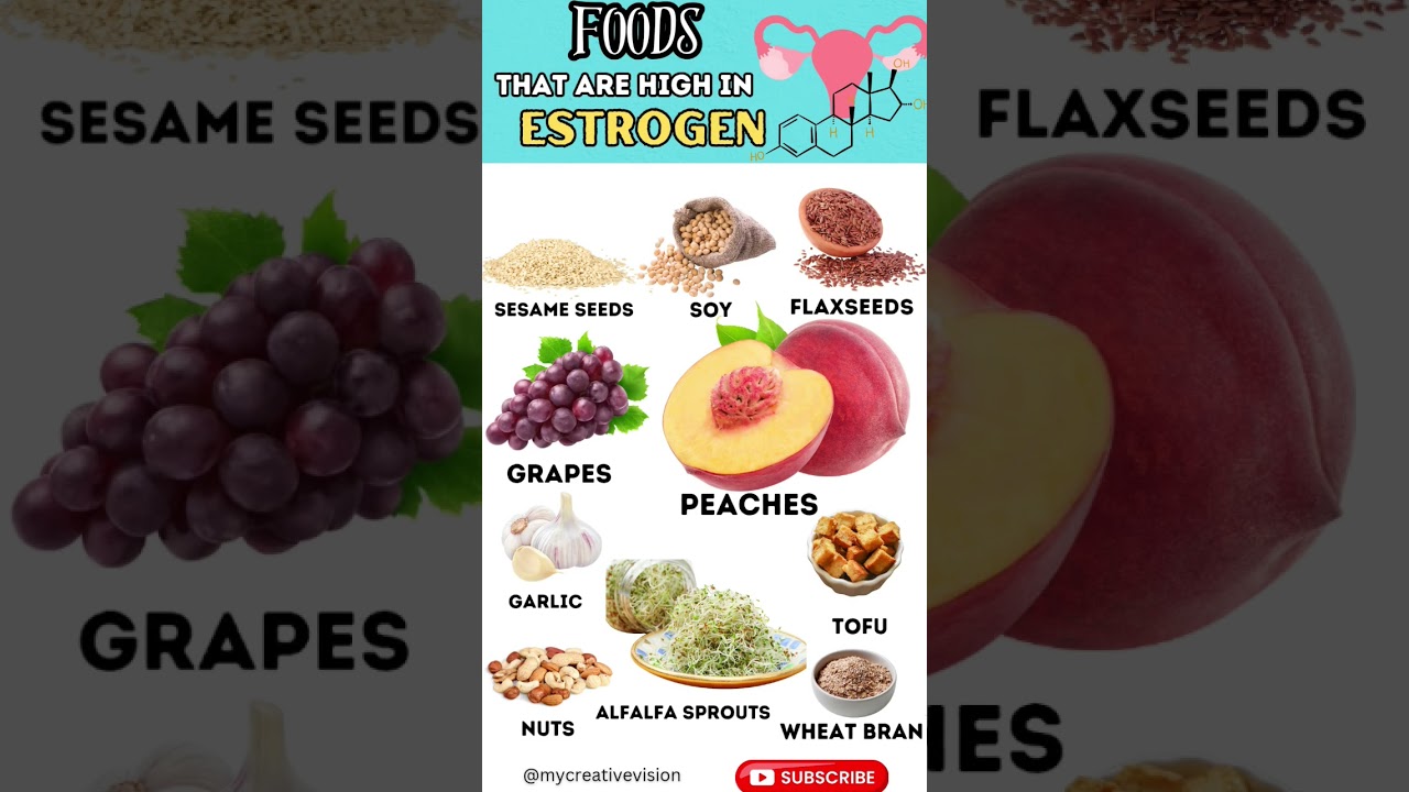 estrogen rich foods in a list essential for ladies. #food #estrogen