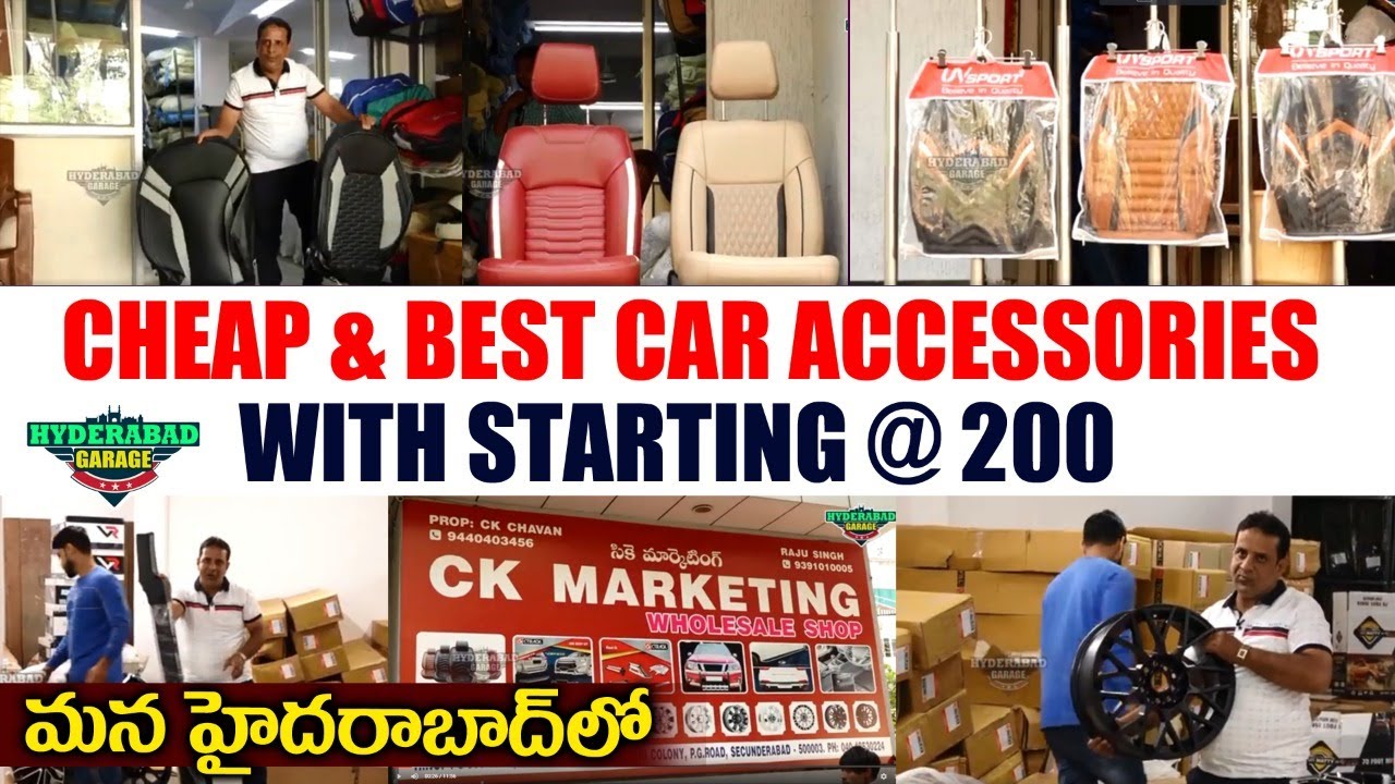 Cheap & Best Car Accessories With Wholesale Rates | Car Market In Hyderabad | Hyderabad Garage