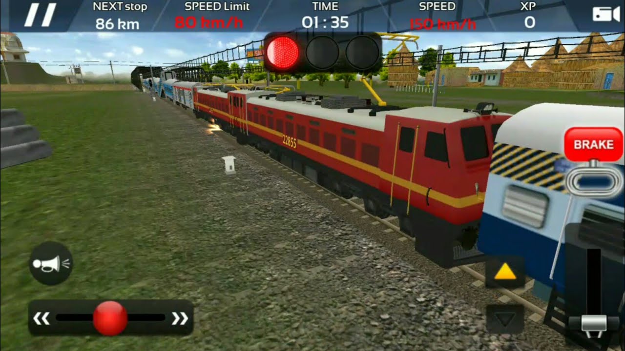 Accident!!! Uncontrolled Speed Train and Crashed 💥 - Indian Train Simulator Free 2018