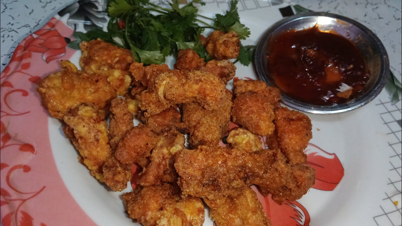 Ramzan special chicken popcorn 🤤Ghar per aasani se banaen😋 crispy crispy
