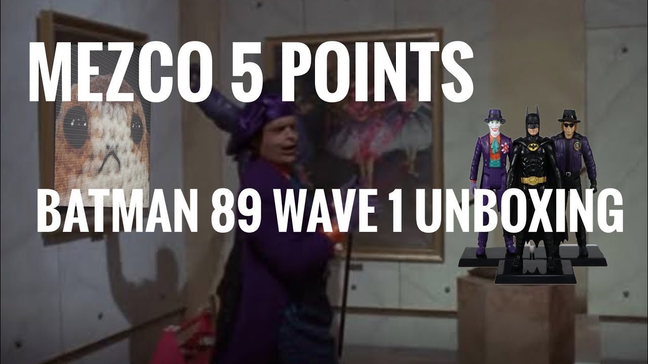 Mezco 5 Points Batman 89 wave 1 unboxing