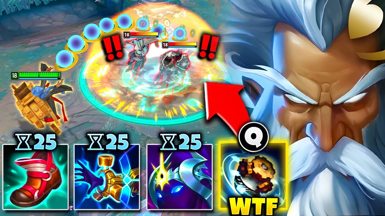 This Zilean build should be ILLEGAL because how is this balanced...?