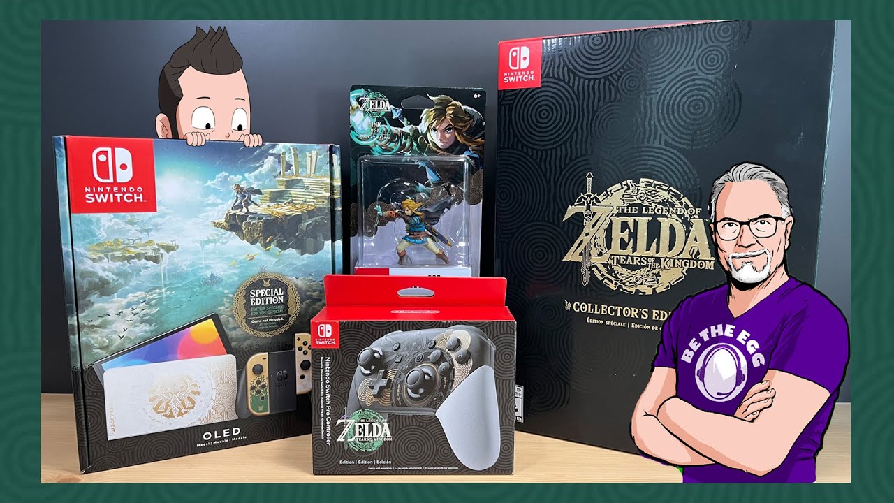 Unboxing Zelda: Tears of the Kingdom Collectibles! Game of The Year?!?