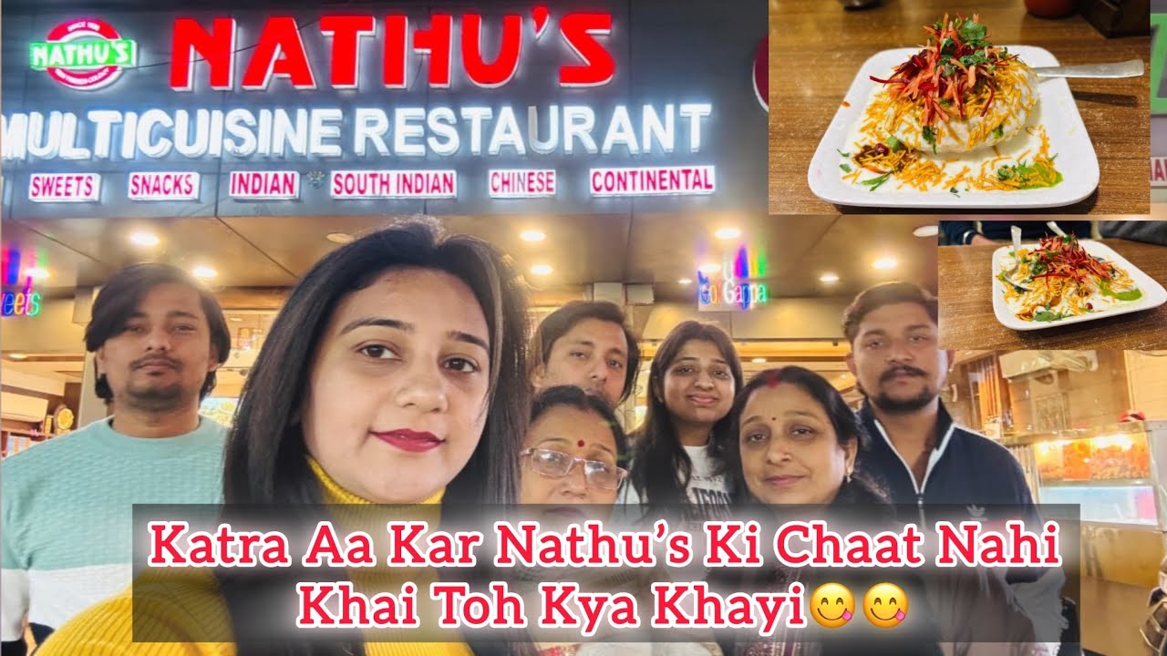 Katra Aa Kar Nathu's Ki Chaat Nahi Khai Toh Kya Khaya😋| Part-8| Vlog#100| #vlog #vlogvideo #viral