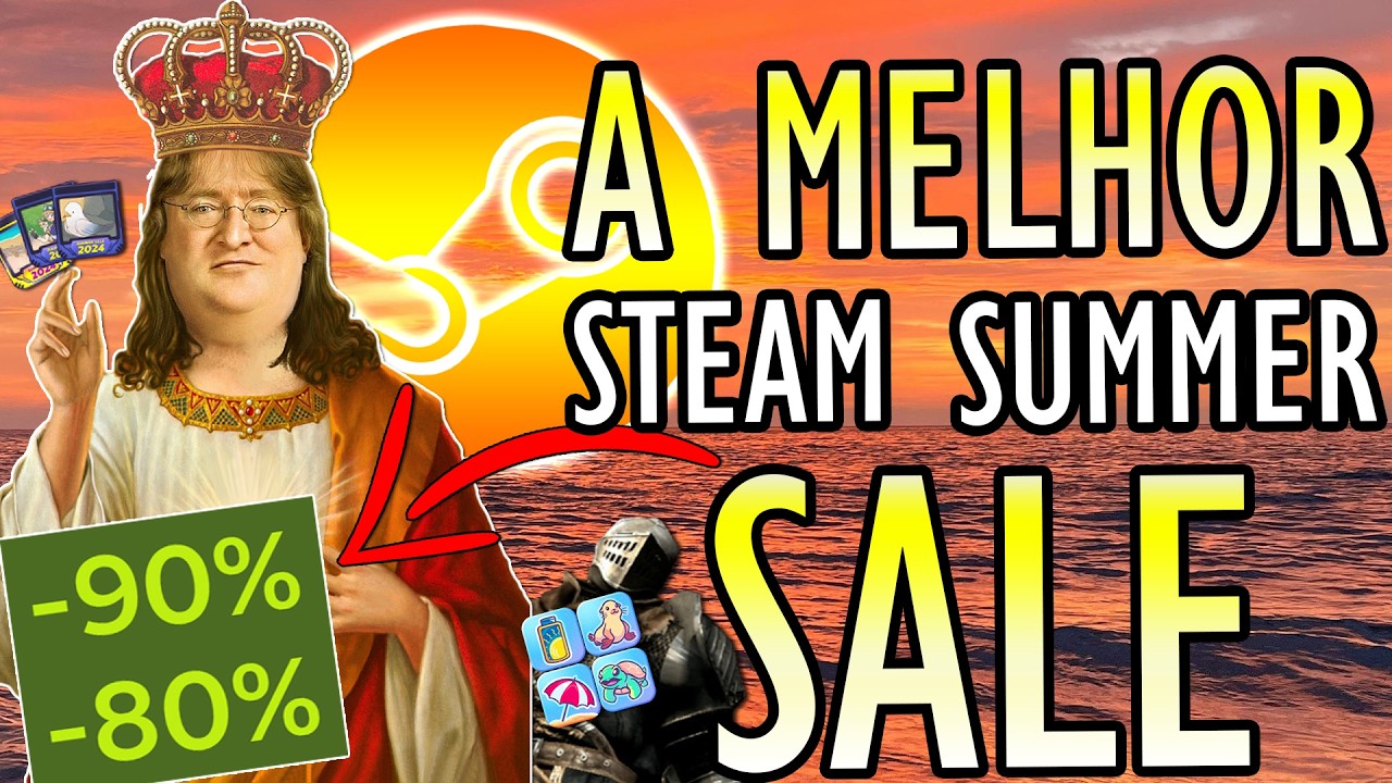 2024 - STEAM SUMMER SALE COMEÇOU - CARTAS GRÁTIS, INSÍGNIAS e OS MELHORES JOGOS BARATOS em PROMOÇÃO!