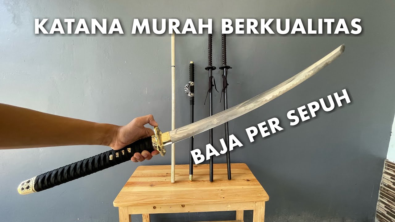 3 PEDANG KATANA HARGA MURAH HINGGA PREMIUM BAJA PER SEPUH KATANA THE LAST, SHIRASAYA DAN GHUNTO