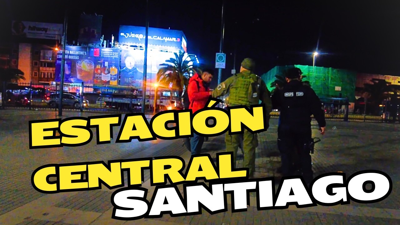 Estación Central en la Noche | SANTIAGO