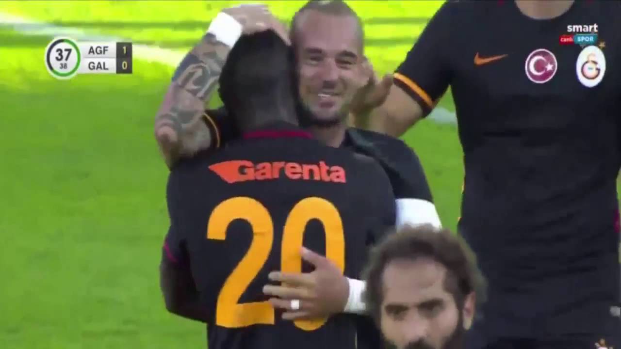 Galatasaray 1 1 Aarhus Bruma Muthiş Gol Bruma &Ccedil;oştu!