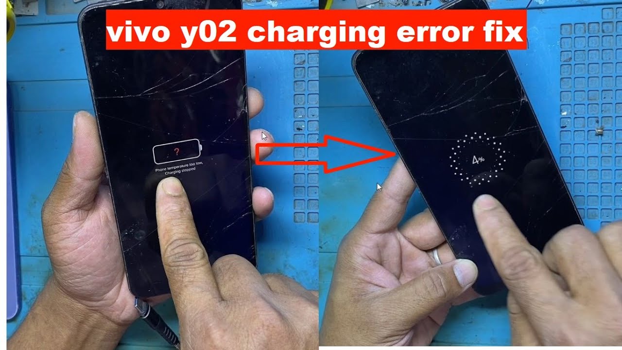 vivo y02 charging error fix