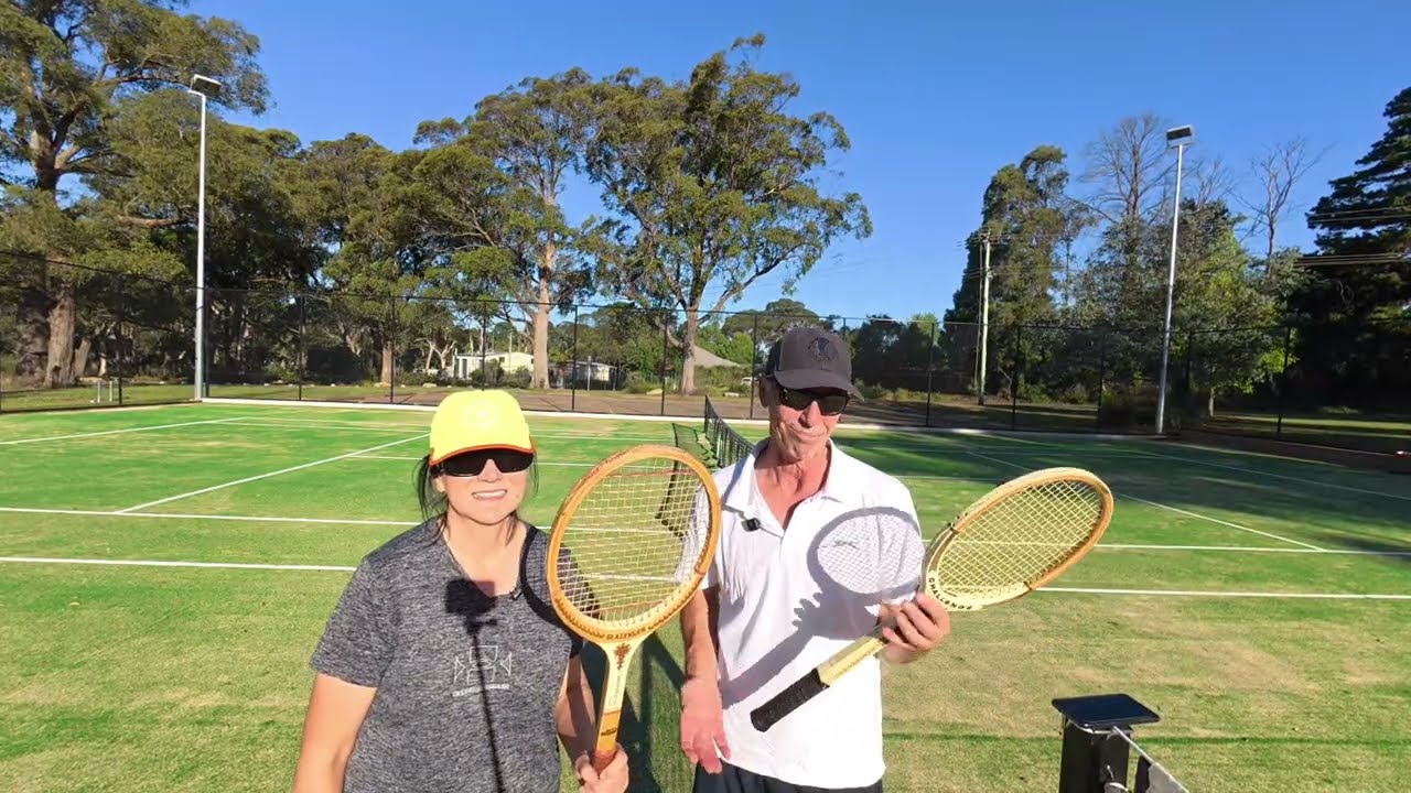 Stulina tennis. Racquets of yesteryear(ROY) Ep2. 60's Slazenger Wimbledon/Slazenger Challenge no1.