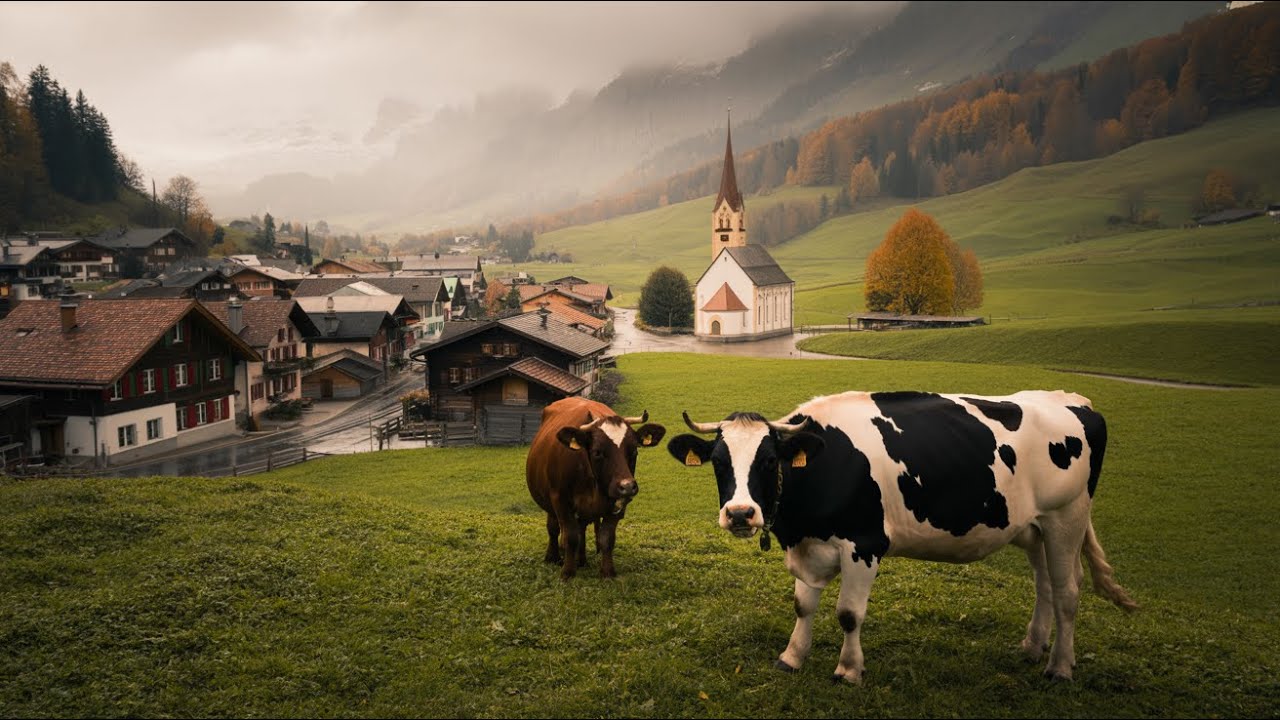 I Walked Through a Swiss Village in the Rain for 30 Minutes and Found Paradise