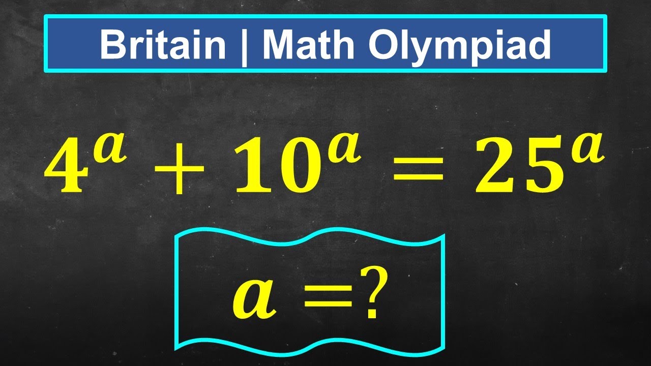 Britain | Only 1% Can Actually Solve This! | Math Olympiad