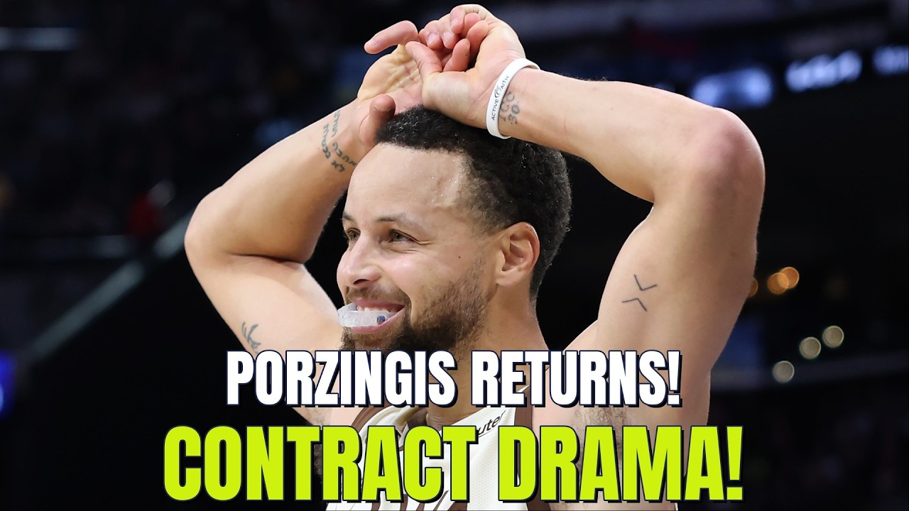 Porzingis BACK! Curry Successor Contract Drama! Kerr Praises Warriors Effort!