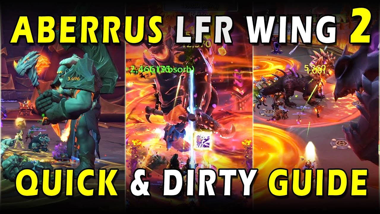 Aberrus LFR Wing 2 Boss Guide - Nothing Fancy just Basics for Beginners!