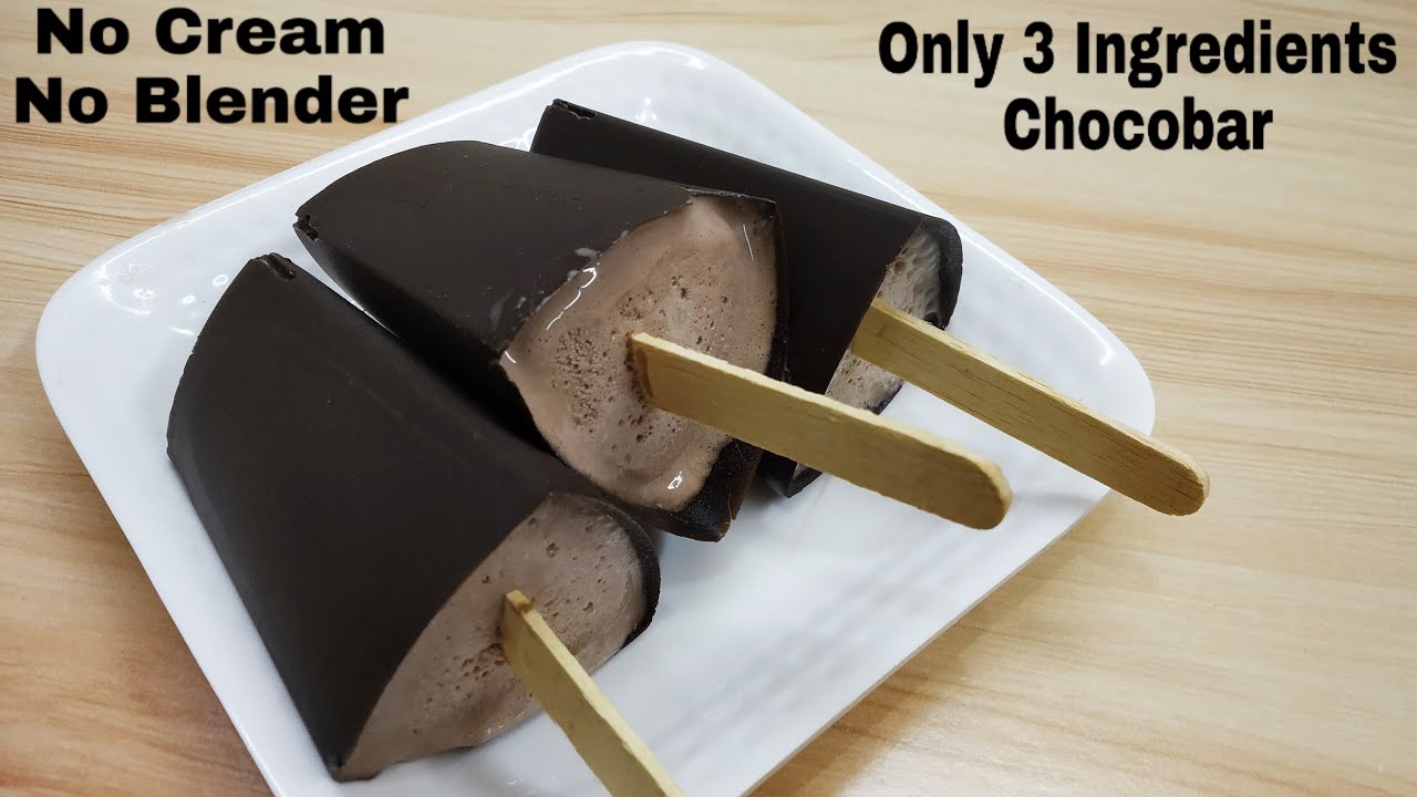 Chocolaty Chocobar Without Cream, Blender, Condensed Milk, Egg | चॉकोबार बनाए गेहूँ के आटे से 3 चीजो
