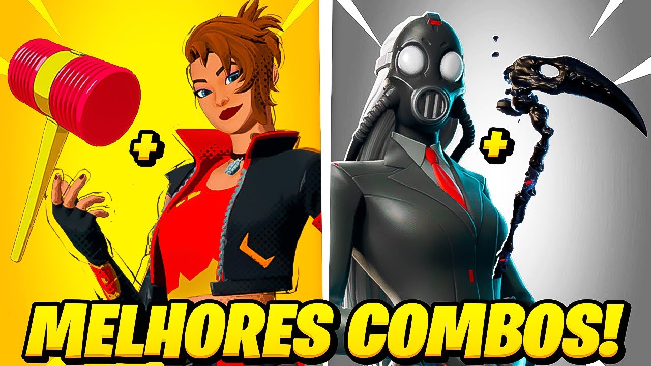 COMBOS PRA CADA SKIN DO PASSE DA TEMPORADA REMIX DO FORTNITE!