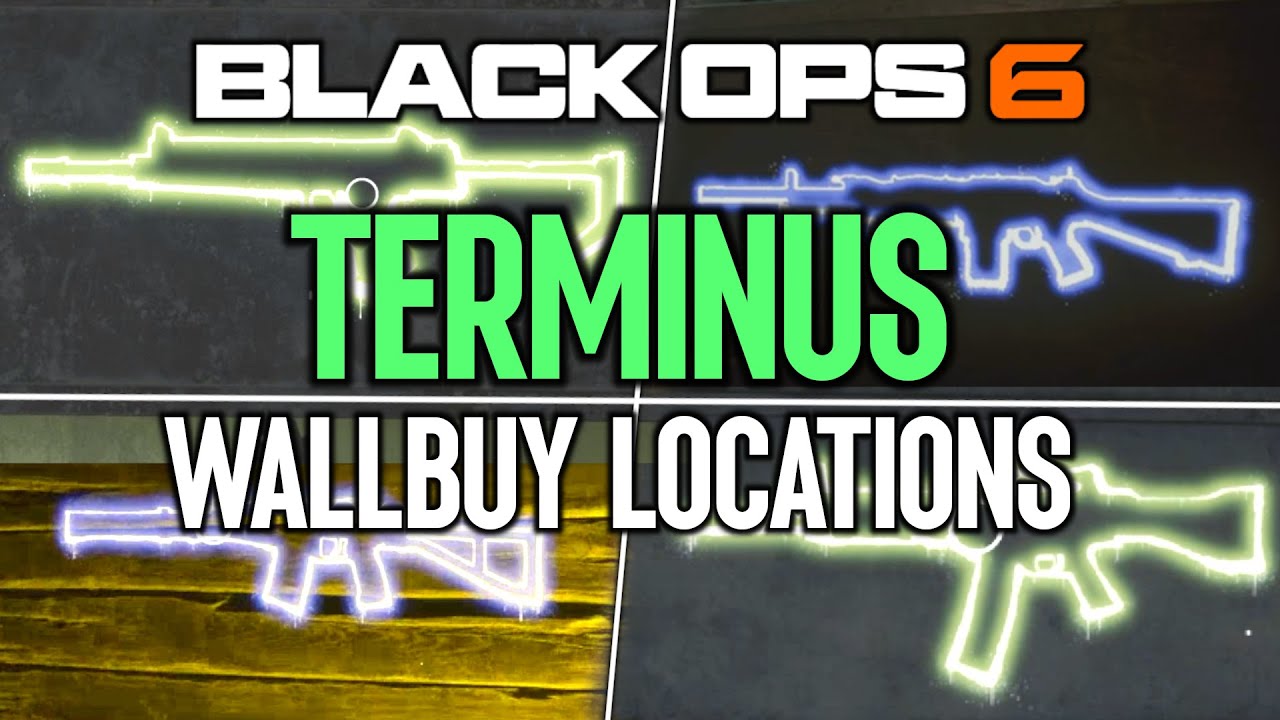 ALL WALL BUY LOCATIONS - TERMINUS - BO6 Zombies Beginner Guide (Black Ops 6 Zombies)