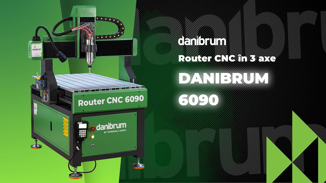 Router CNC DANIBRUM 6090 - prezentare generală - Benjamin Brumă