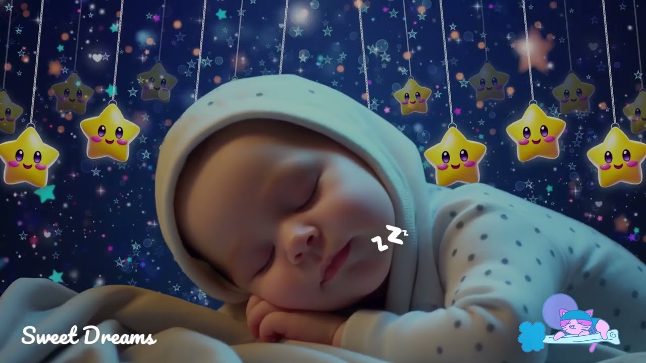 Make Baby Sleep Fast in 3 Minutes💫Baby Sleep Music💤Deep Sleep & Calm Night🌙Mozart & Brahms Lullabies
