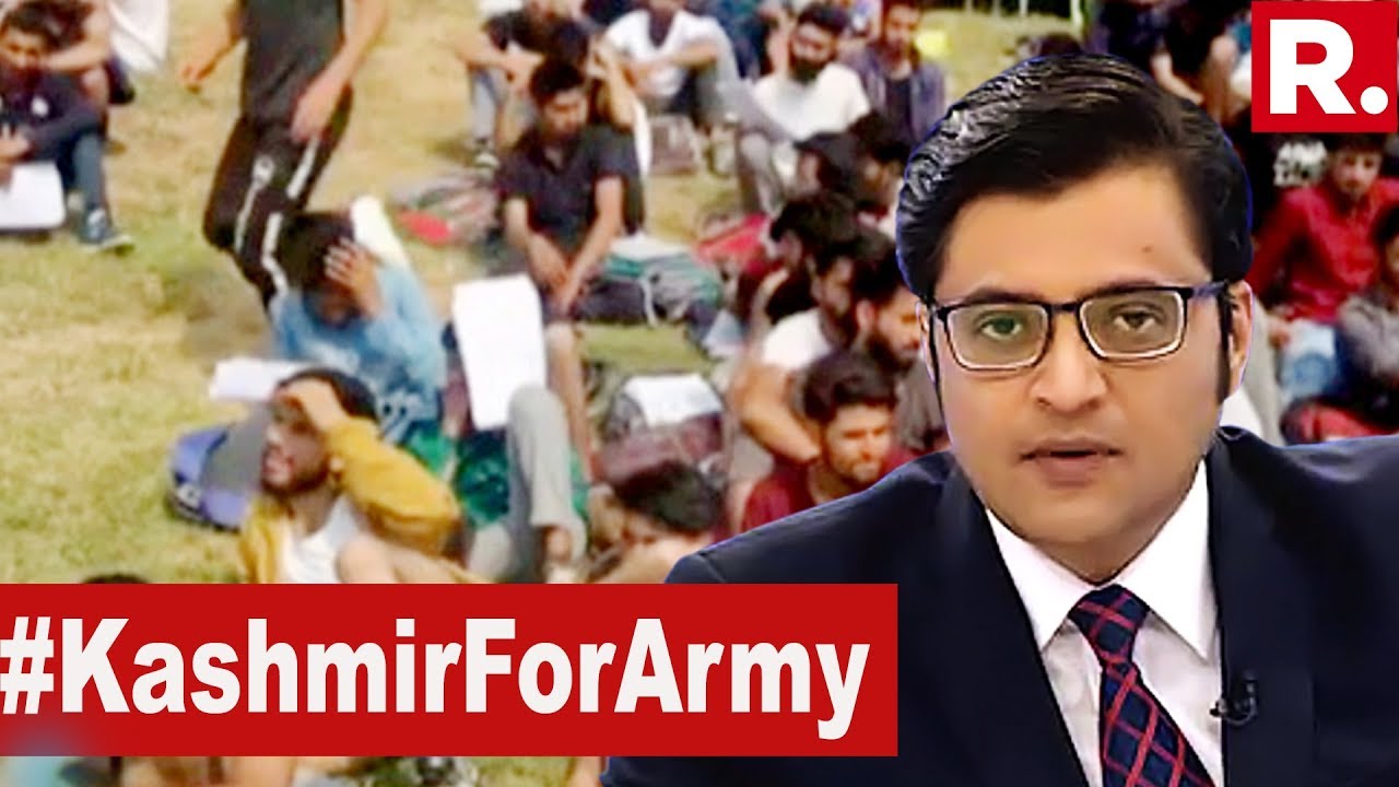 Kashmiri Youth Now Lead The Way, Line Up To Join The Forces | The Debate With Arnab Goswami