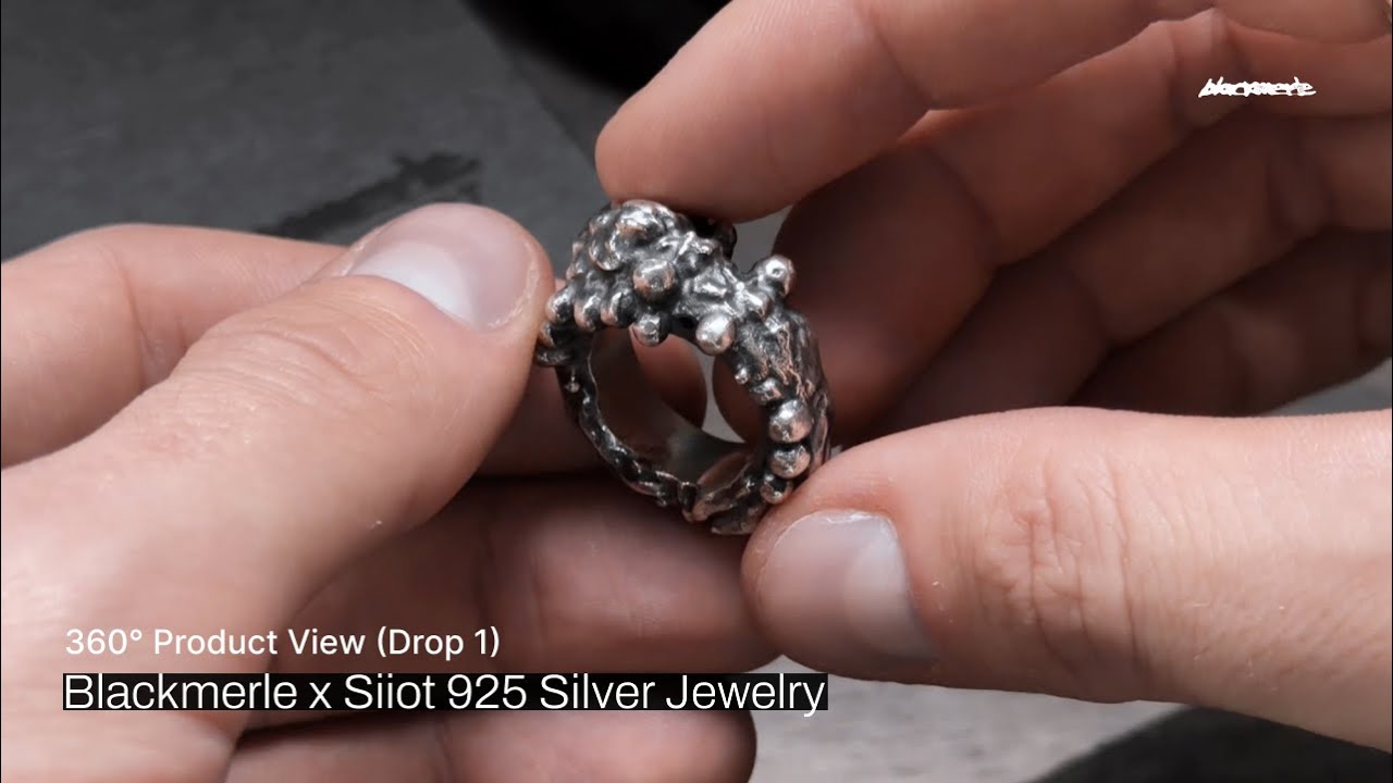 Blackmerle x Siiot 925 Silver Jewelry — 360° Product View (Drop 1)