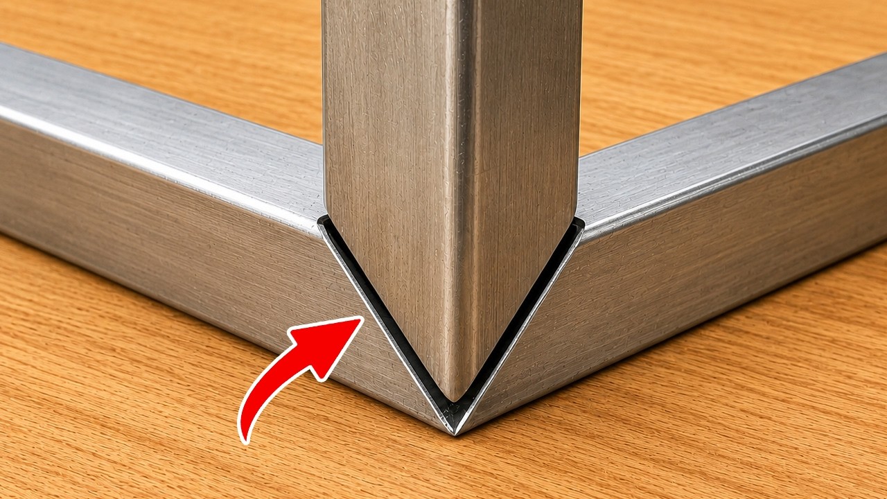 Billions of People Don't Know the Welder's Main Secret! Learn How to Cut This Square Tube.