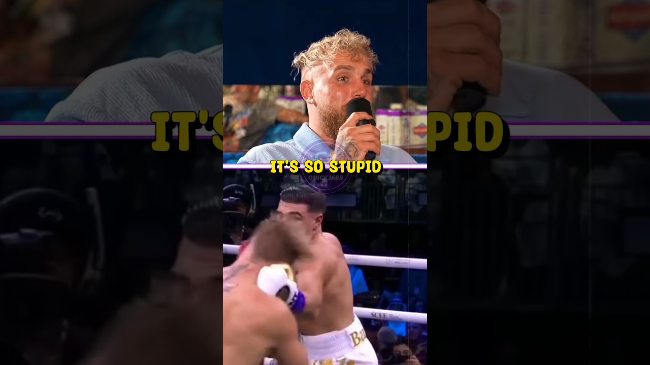 Джейк Пол объясняет, почему он проиграл Томми Фьюри 😂