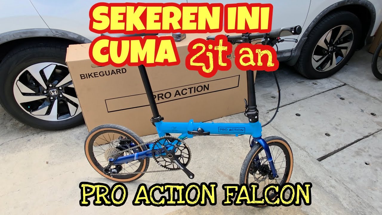 Review Sepeda Lipat Paling Murah dan enteng PRO ACTION FALCON